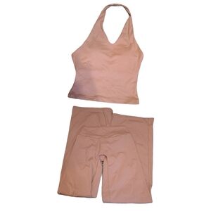 Kamo Fitness Lunara Set - Mocha Mousse Size Small
